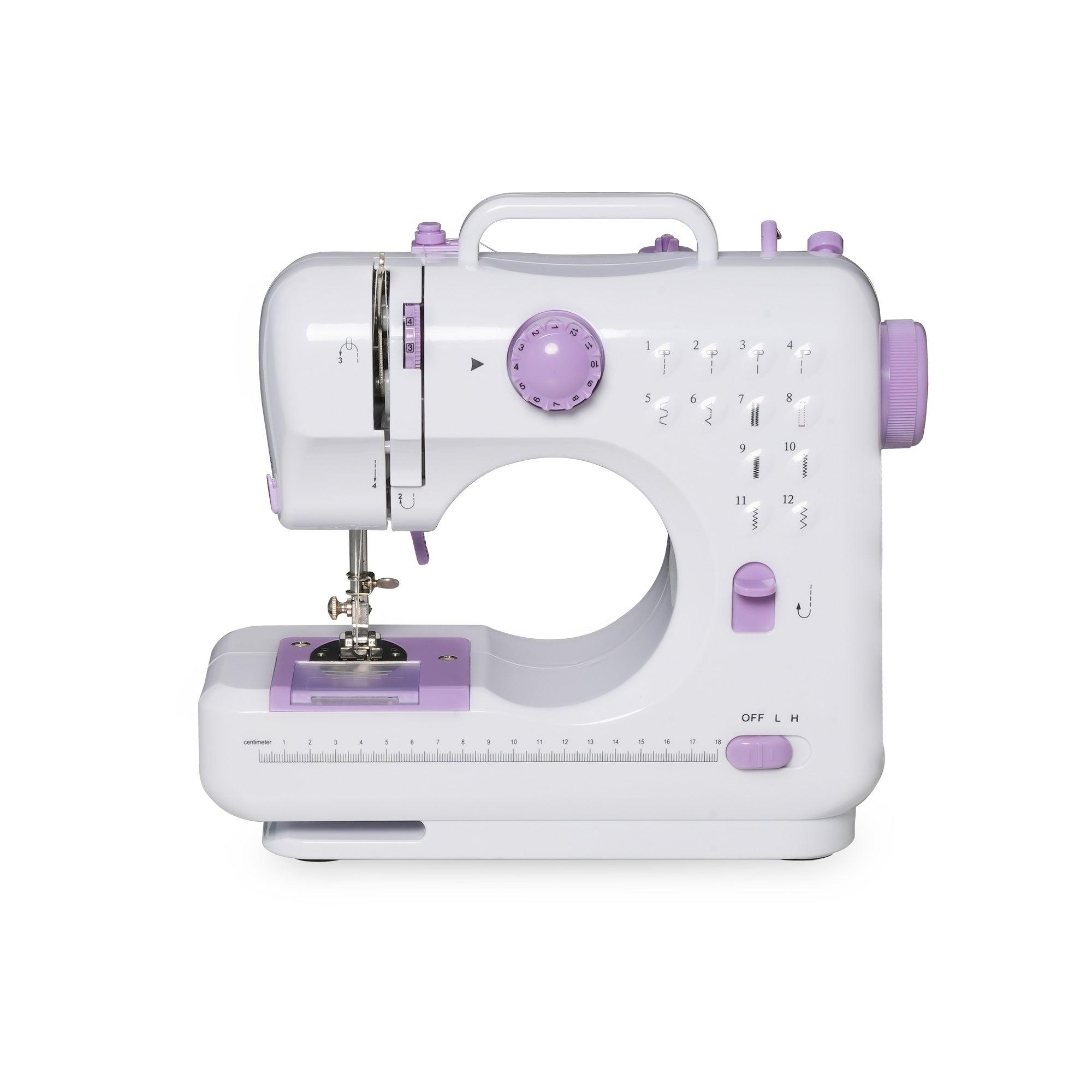 Beginner Two Speed Sewing Machine, Mini Sewing Machine Reverse Sewing, 12 Needles - Bosonshop