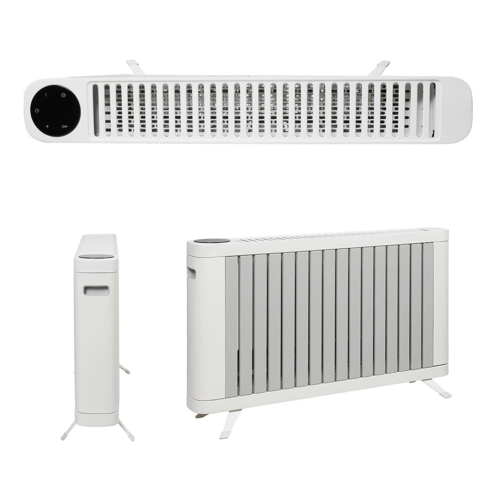 1500W Electric Baseboard Space Heater with Adjustable Thermostat , Remote Included and with Digital Display - Bosonshop