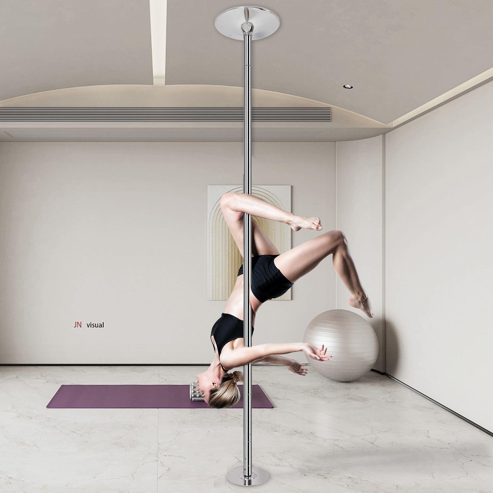 Pole Dance Pole, Stripper Pole Extension Pole 1.77 Inch Pole Dance Pole 7.33FT-9FT Height Adjustable Easy to Install, Smooth Connection - Bosonshop