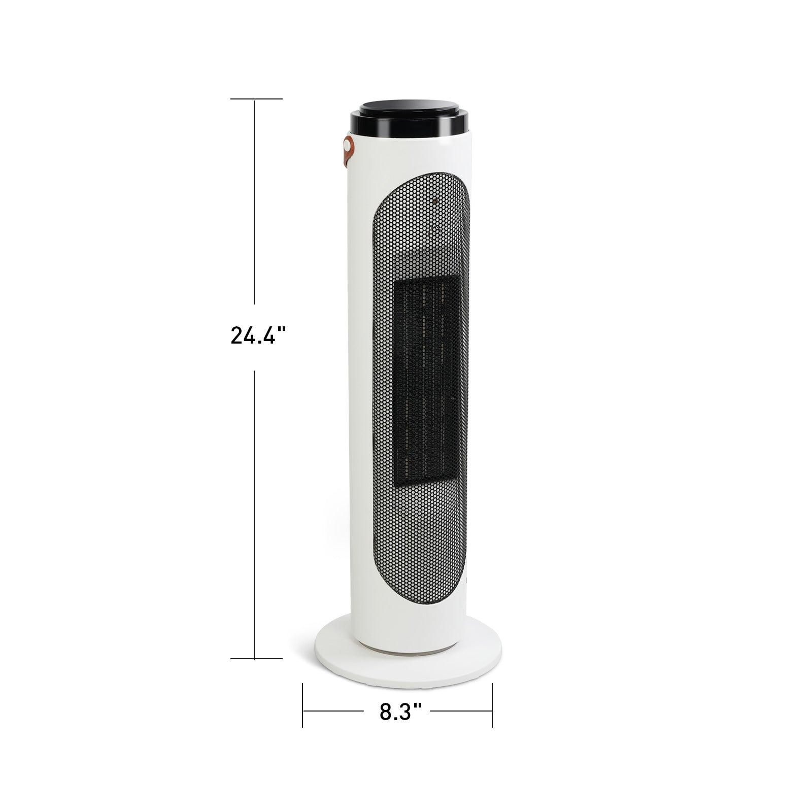 1500W Space Heaters PTC Oscillating Ceramic Heaters and Remote,24h Timer for Office Room Indoor - Bosonshop