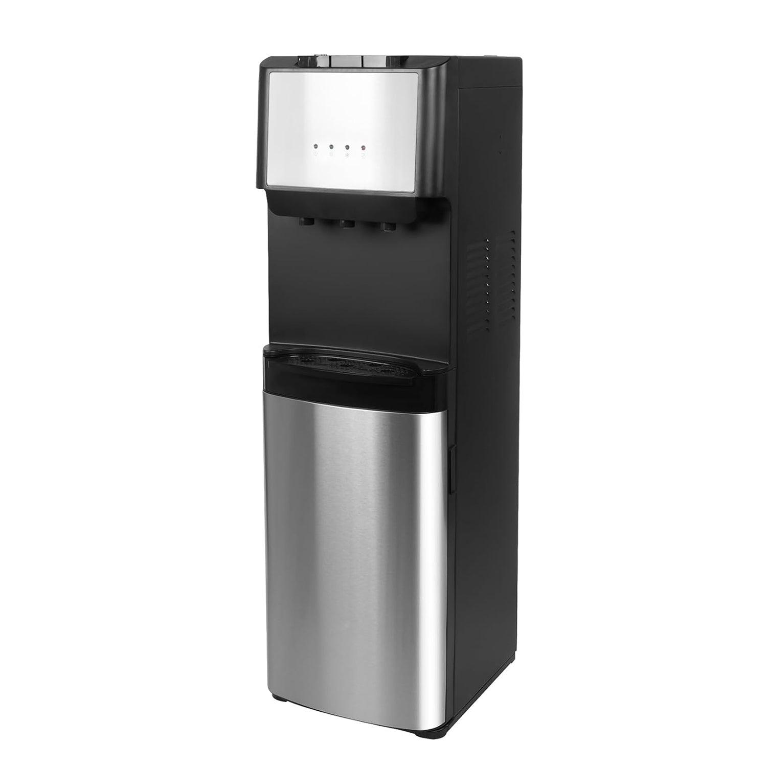 3-5 Gallon Bottom Loading Water Cooler Dispenser with 3-Temperature & Child Safety Lock, Black - Bosonshop