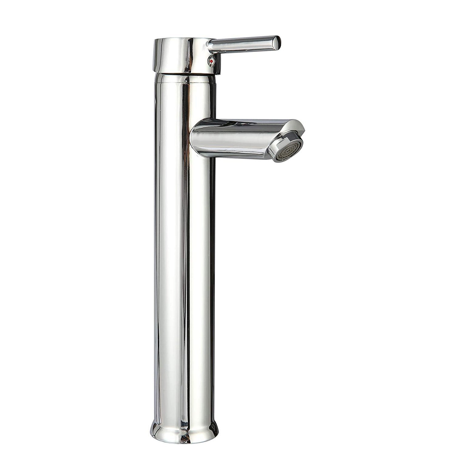 Single Hole Bathroom Vessel Sink Faucet, Single Handle Stainless Steel Tap for Bathroom Rv Wet Bar Sinks, Chrome - Bosonshop