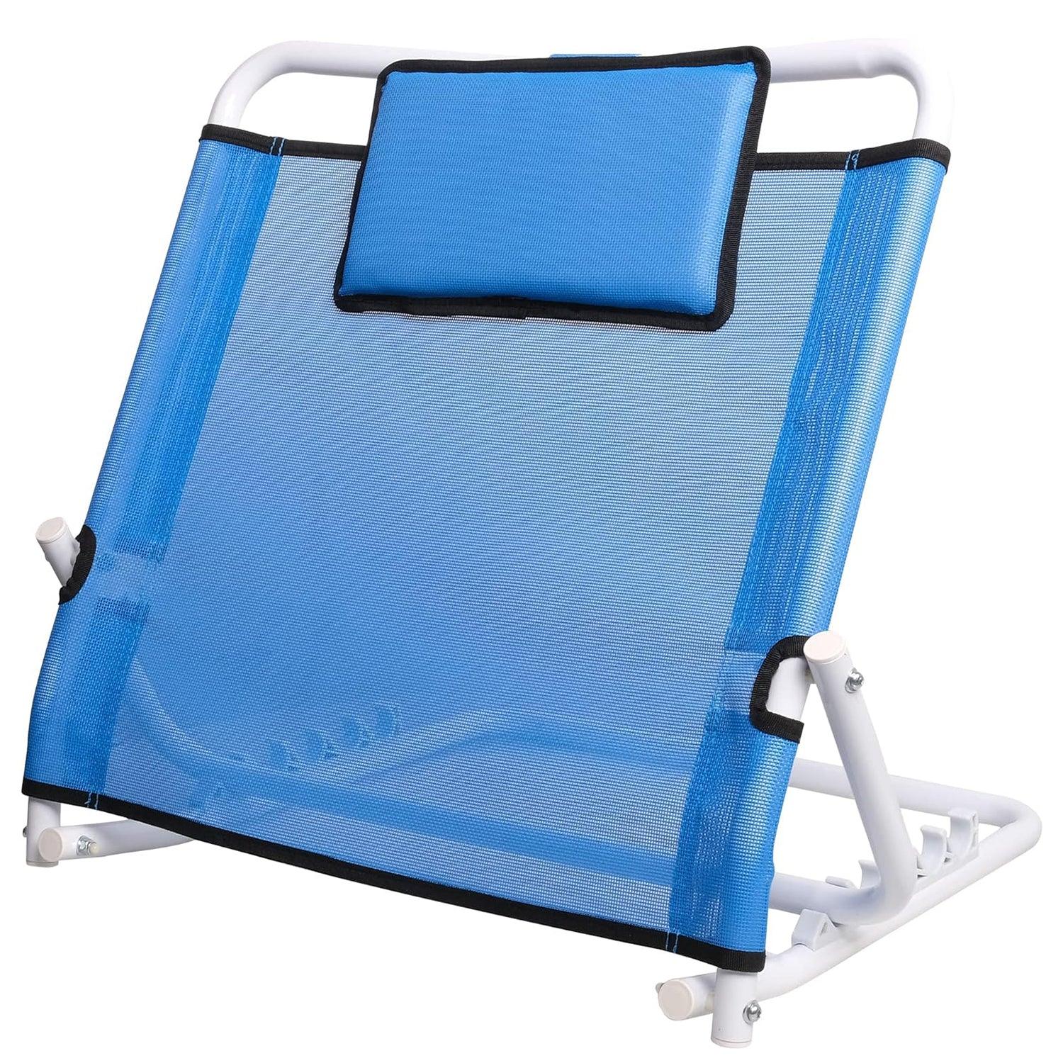 Portable Folding Lifting Bed Backrest with Head Pillow, Reading Bed Rest Pillows, Adjustable Sit-Up Back Rest - Bosonshop