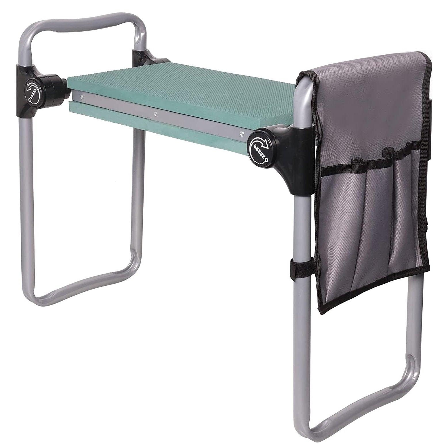 Widen Upgrade Foldable Garden Kneeler Bench Workseats and Seat Stool w/Tool Pocket and Soft EVA Kneeling Pad - Bosonshop