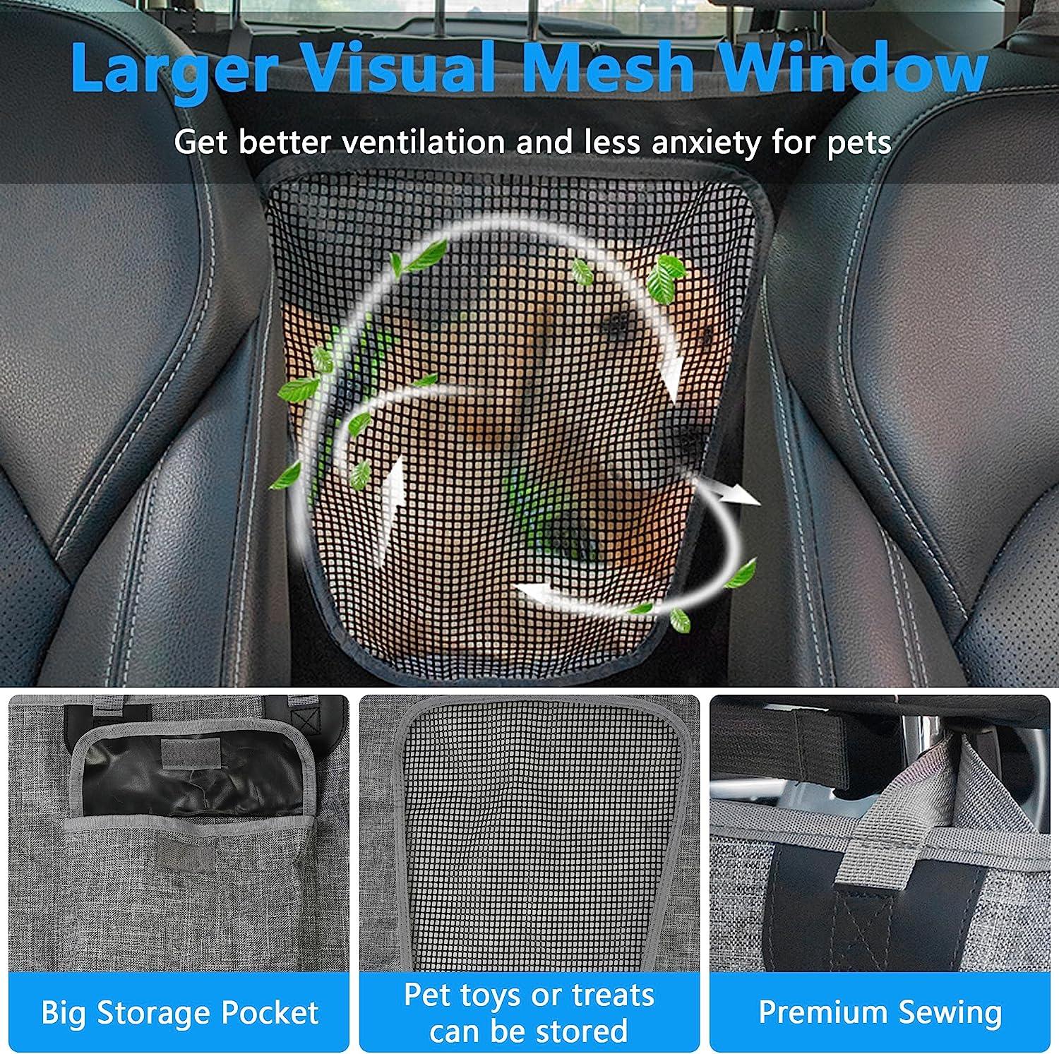 5-in-1 Dog Car Seat Cover for Back Seat 600D Oxford Cloth Waterproof Pet Seat Cover Hammock Fit Most Cars, Trucks & SUVs - Bosonshop