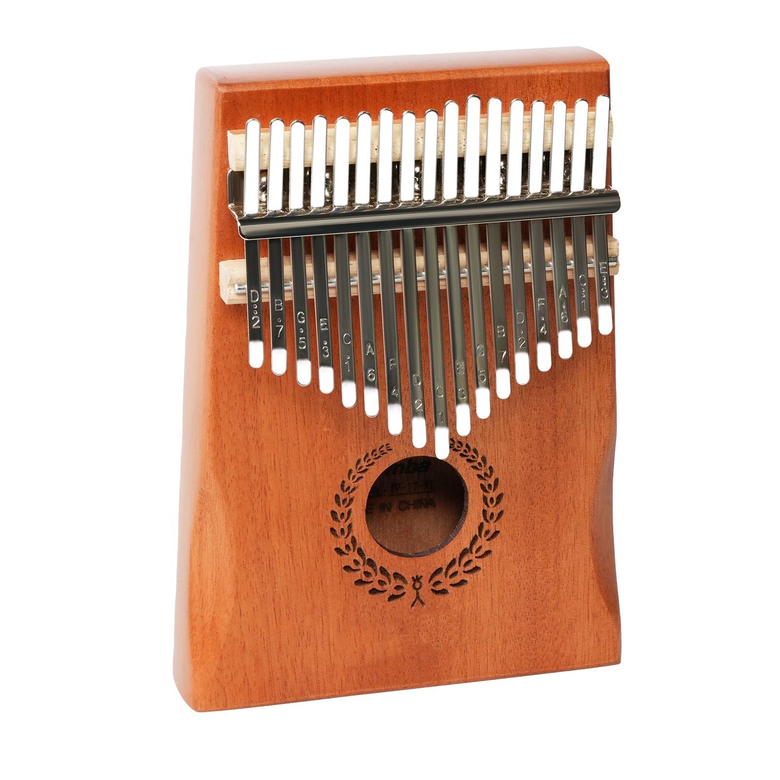 Kalimba Thumb Piano 17 Keys Portable Mahogany Mbira Finger Piano for Kids and Adults Beginners - Bosonshop