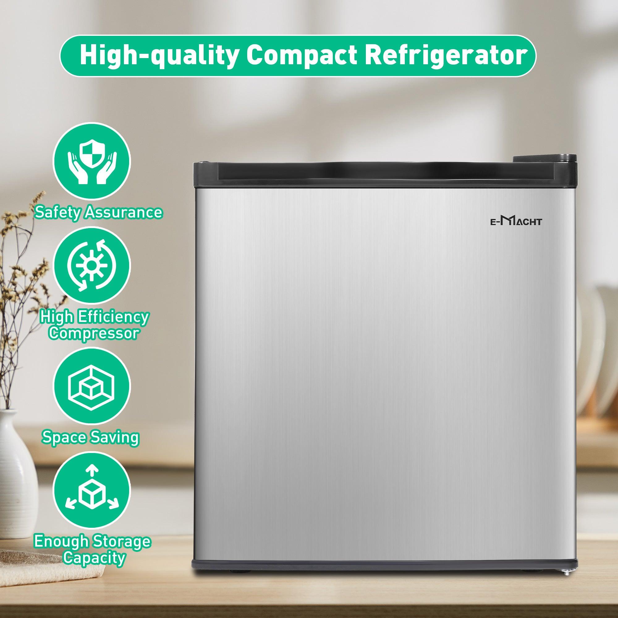 1.6 Cu.Ft. Compact Refrigerator with a chiller box & Adjustable Legs - Bosonshop