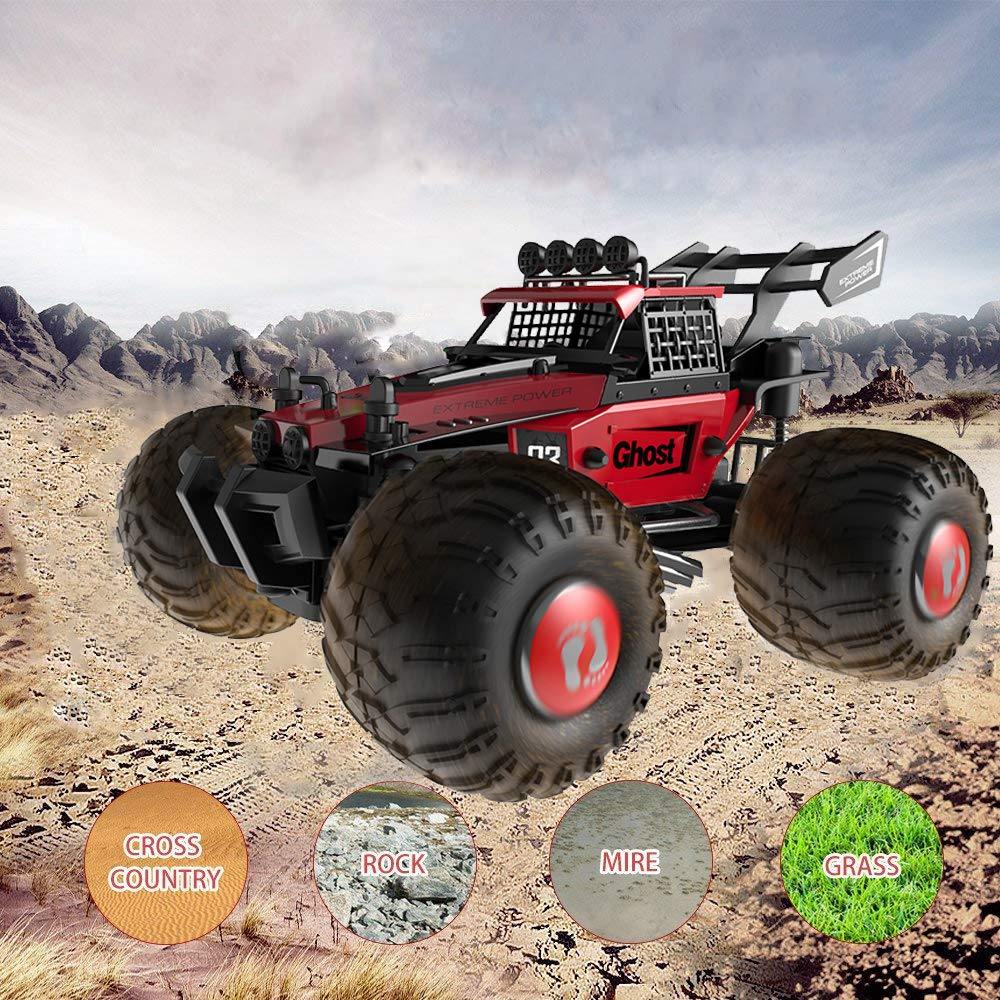 Bosonshop 2.4GHz RC Off-Road DIY Vehicles 1:28 High Speed Climbing Truck Car