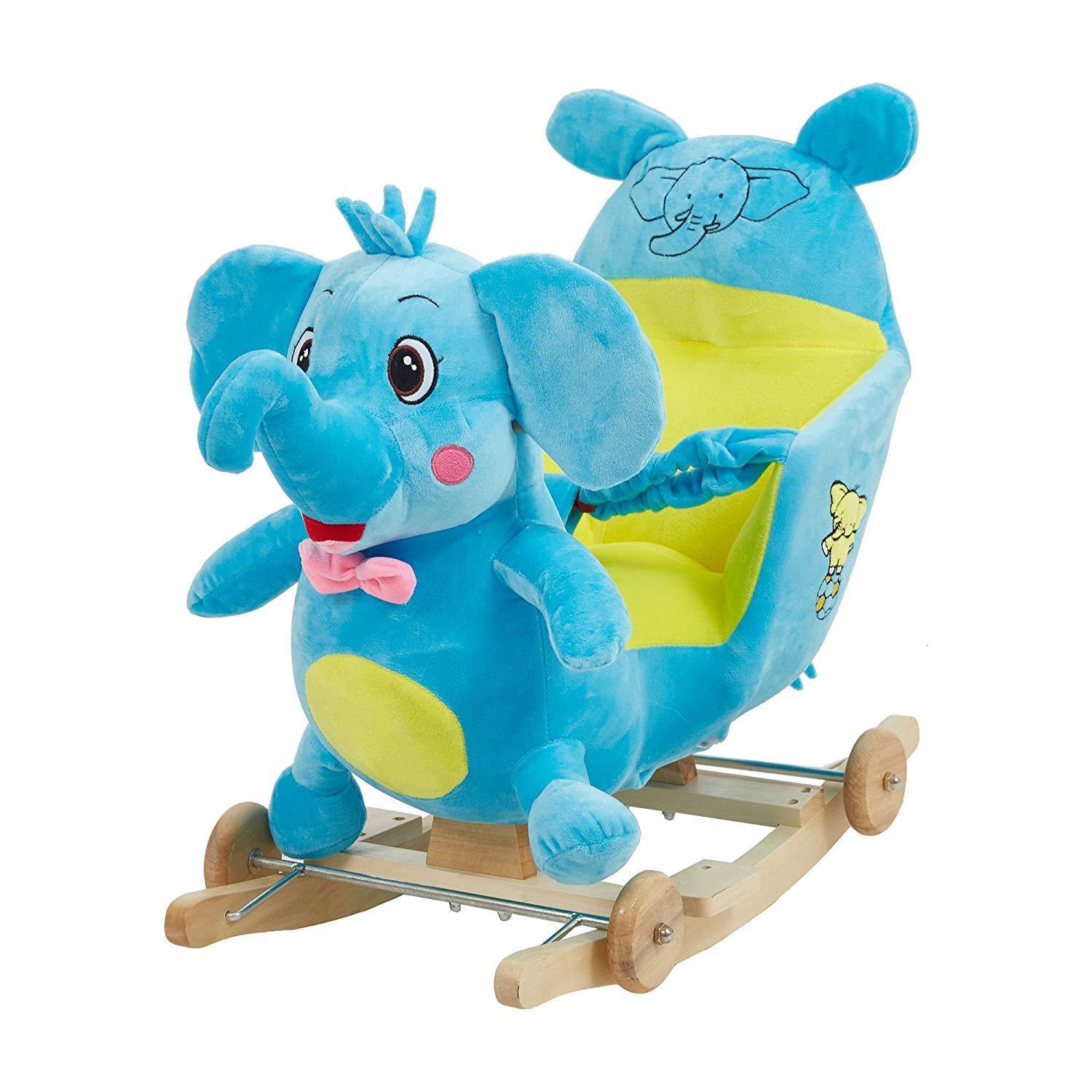 Bosonshop Baby Kids Rocking Horse Toy Child Wooden Plush