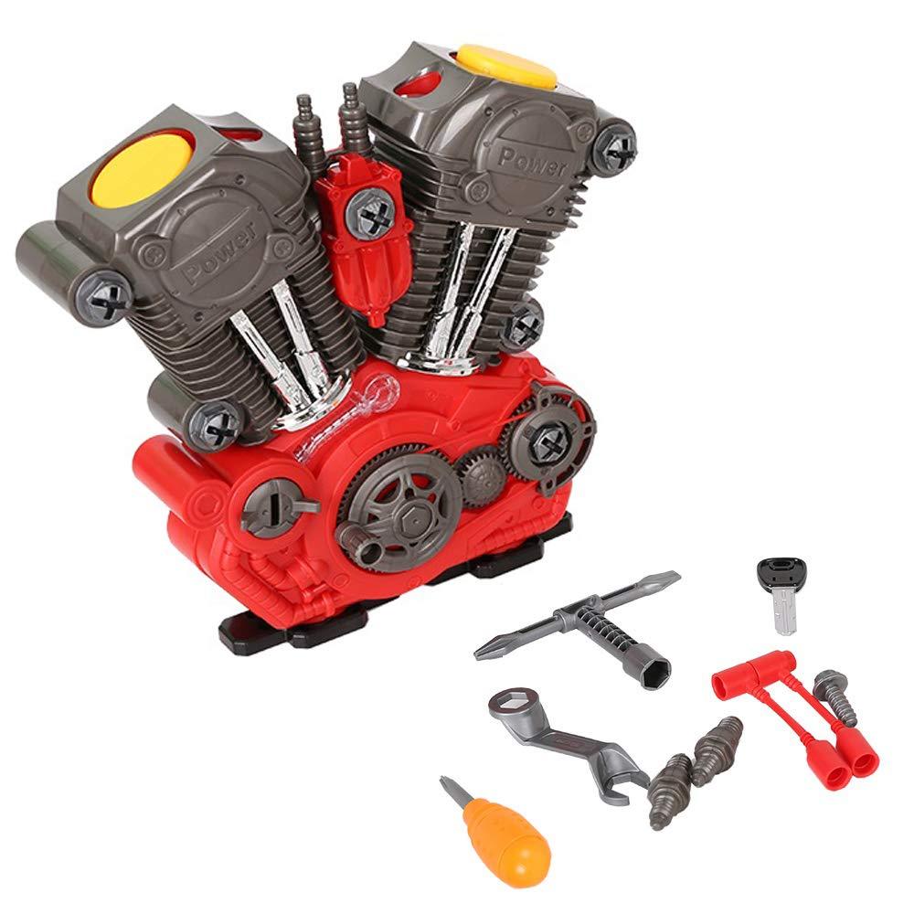 Bosonshop Build Your Own Engine Power Play Set with Tool