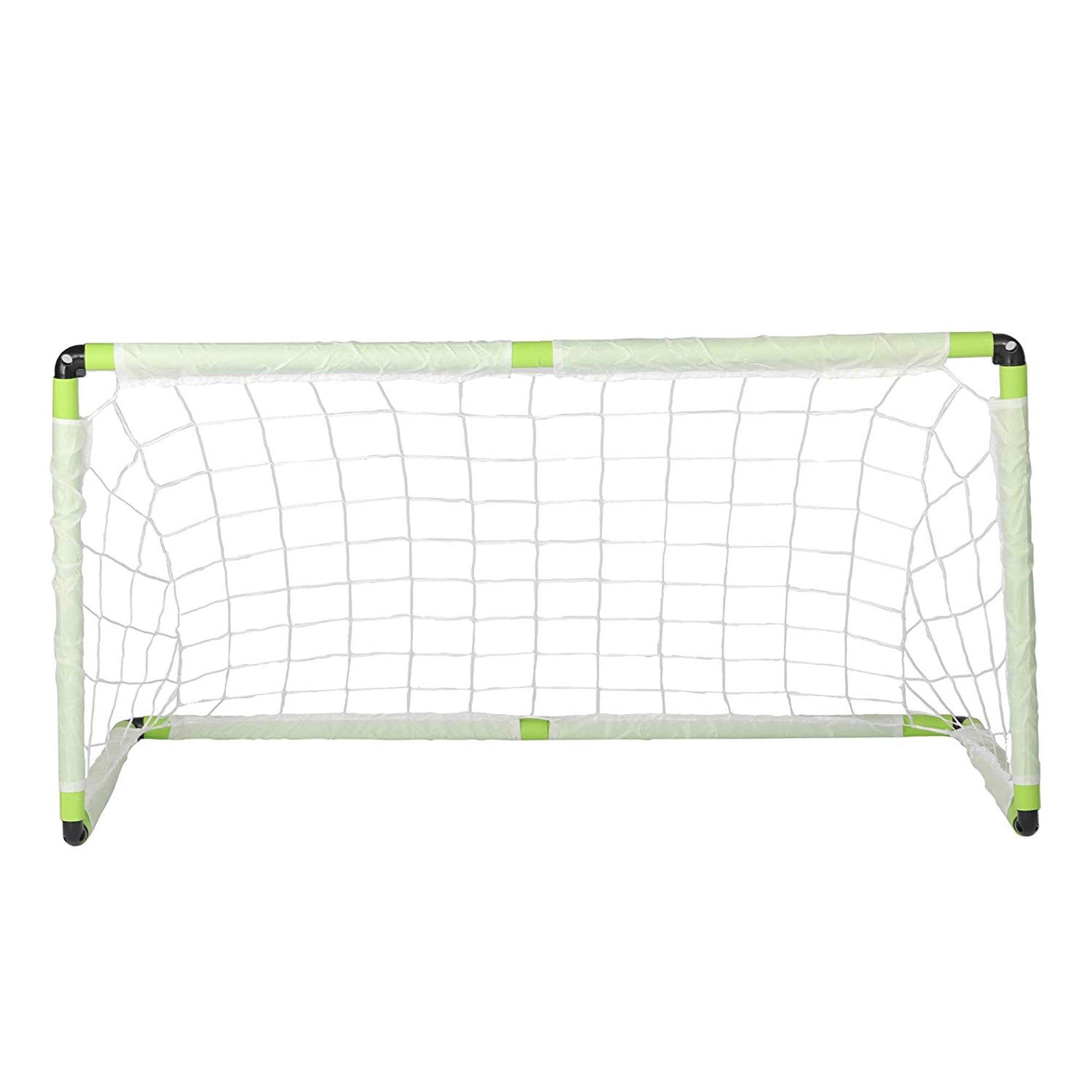 Kids Soccer Goal Portable Football Practice Net with Carry Bag and 4 Ground Stakes for Games and Training,48 x 24 x 24 inches - Bosonshop