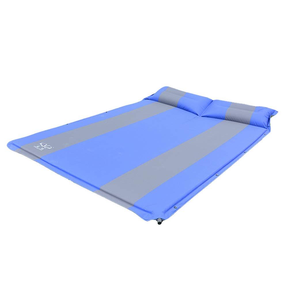 Bosonshop Double Splicing Self Inflating Air Mattress Mat Bed for camping