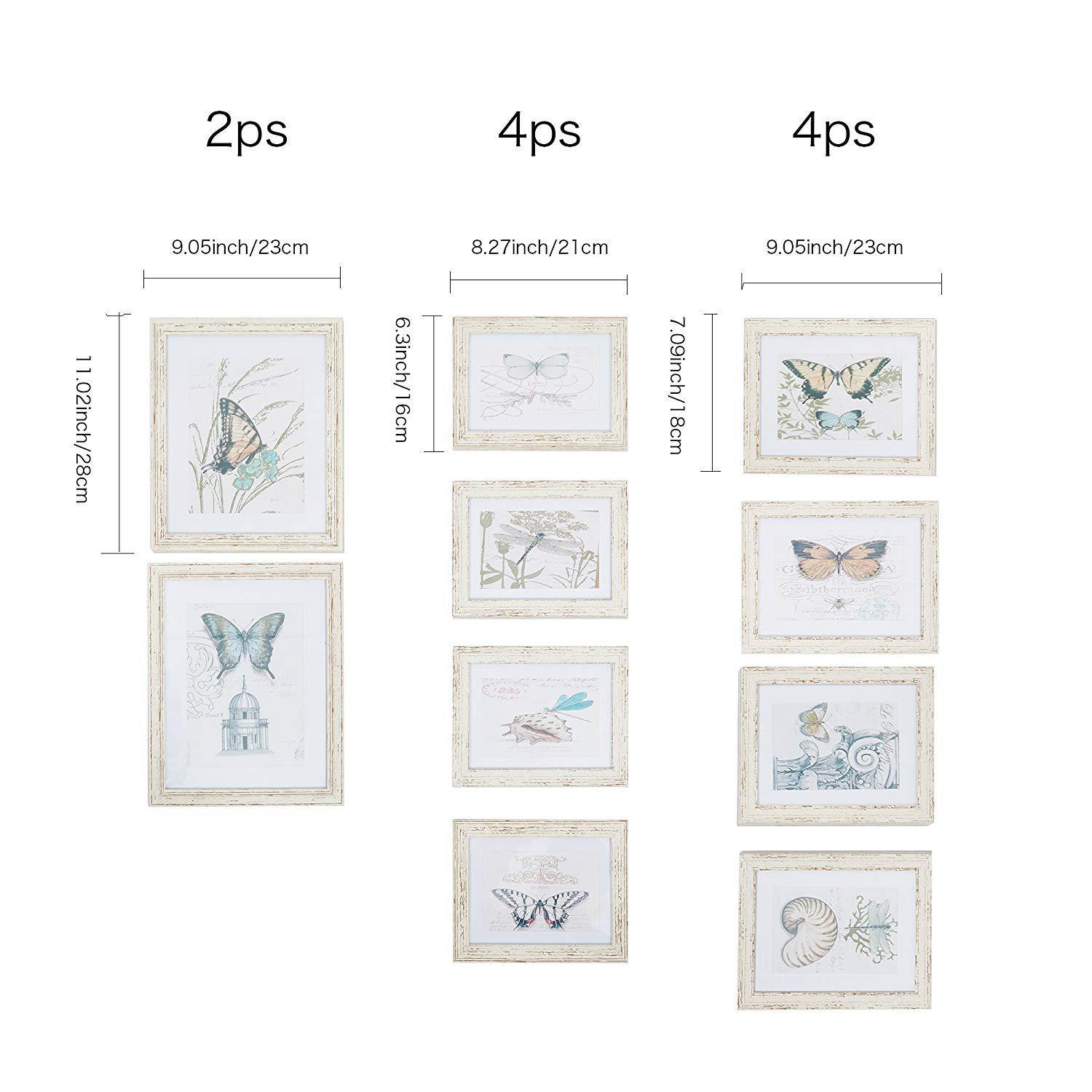 Bosonshop 10pc Multi Pack Picture Frame Value Set