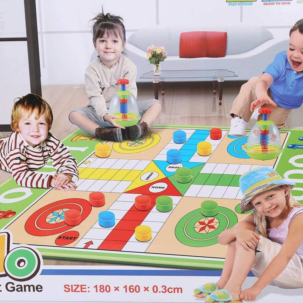 Family Floor Board Foldable Game Ludo Giant Educational Toy - Bosonshop