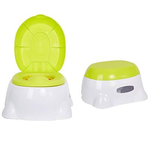 Bosonshop 3 in 1 Step Stool Potty Traning Seat for 3 Months and Up Toddler Child