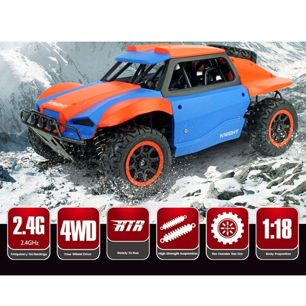 Bosonshop High Speed Race Toy RC Trucks 1/18 Scale 4WD Remote Control Car Vehicle Racing Monster Electric Buggy