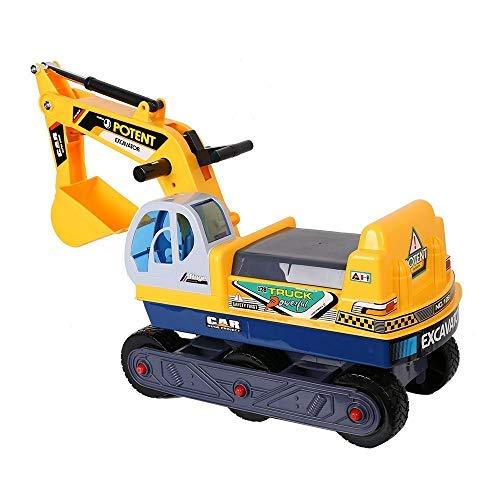 Bosonshop Pedal Lift Excavator Truck Crane Toy Pretend Play Construction Truck