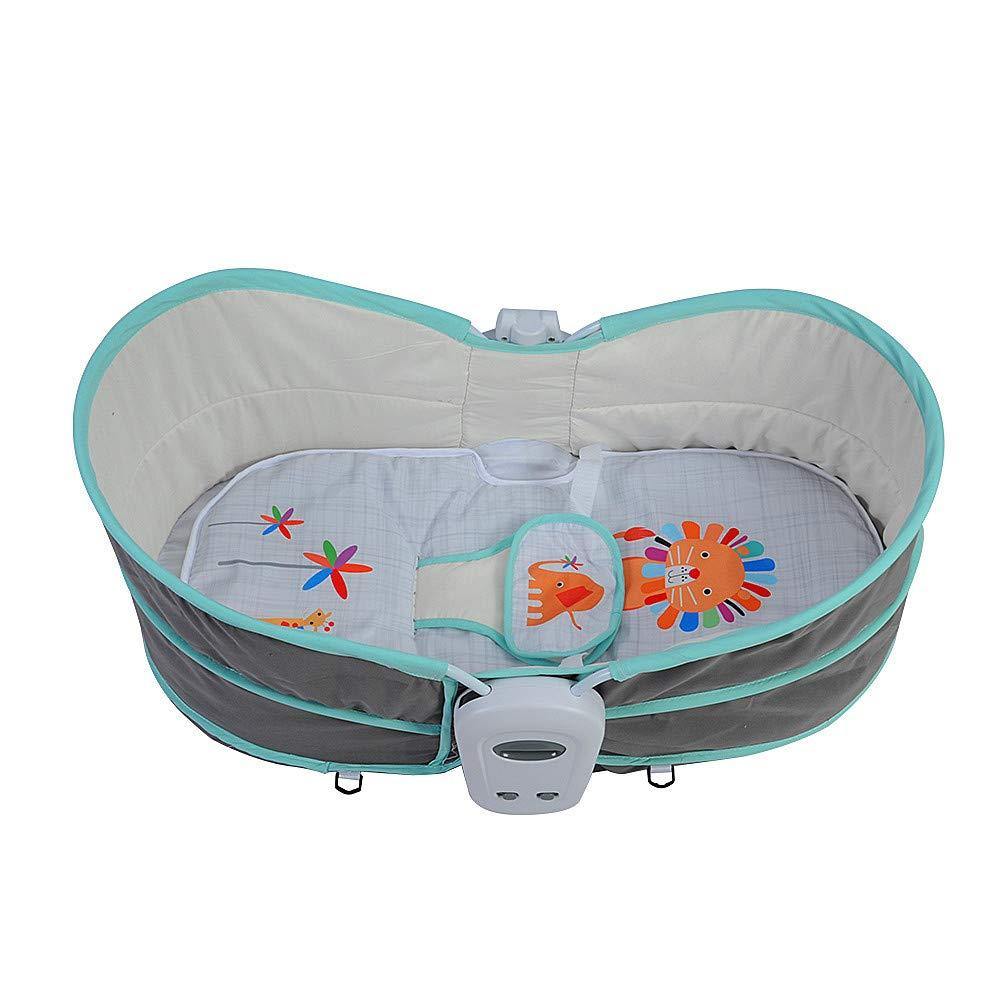 Multifunctional Portable Baby Bed can Gliding Swing, Green - Bosonshop