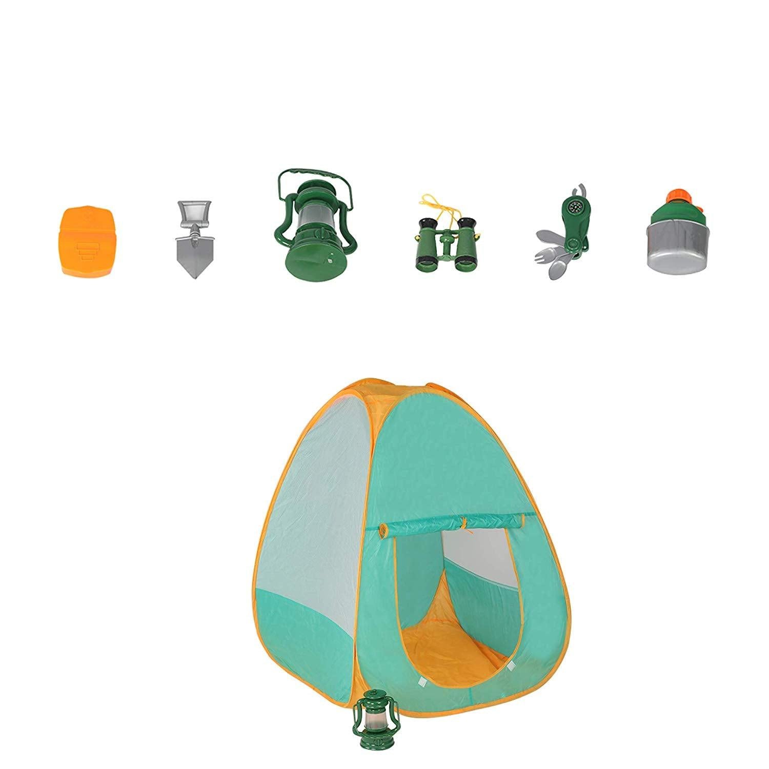 Bosonshop  Kids Camping Set with Tent Camping Gear Tool