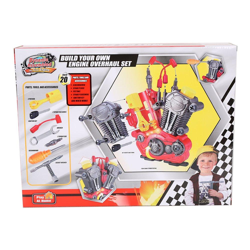 Bosonshop Build Your Own Engine Power Play Set with Tool