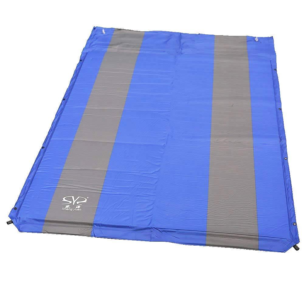 Bosonshop Double Splicing Self Inflating Air Mattress Mat Bed for camping