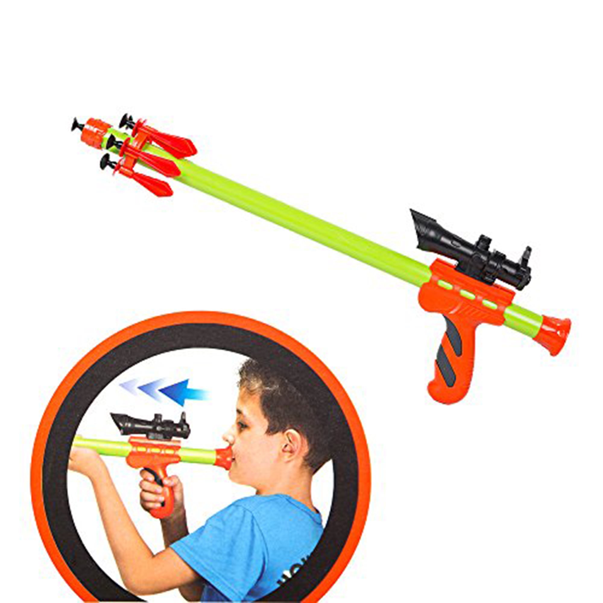 Bosonshop Infrared Laser Shooting Toy Gun Shooting Target Disc Toy Gun