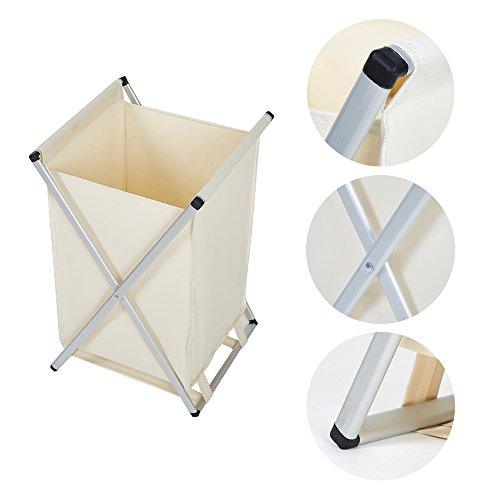 Bosonshop Laundry Hamper for Kids Collapsible with Alumium Steel Frame and Oxford Cloth, Single