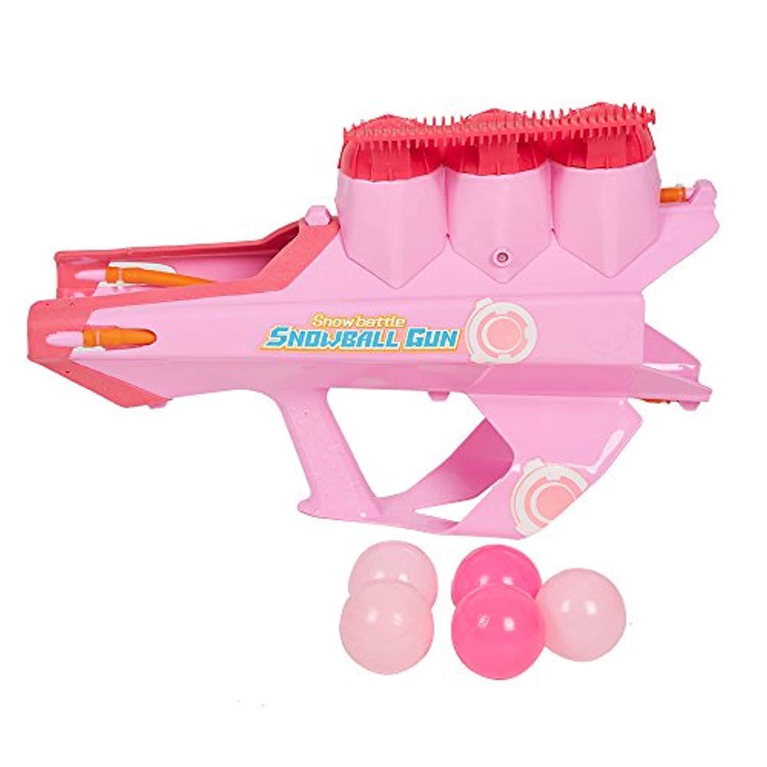 Bosonshop Snowball Launcher Winter Sport Game Pink