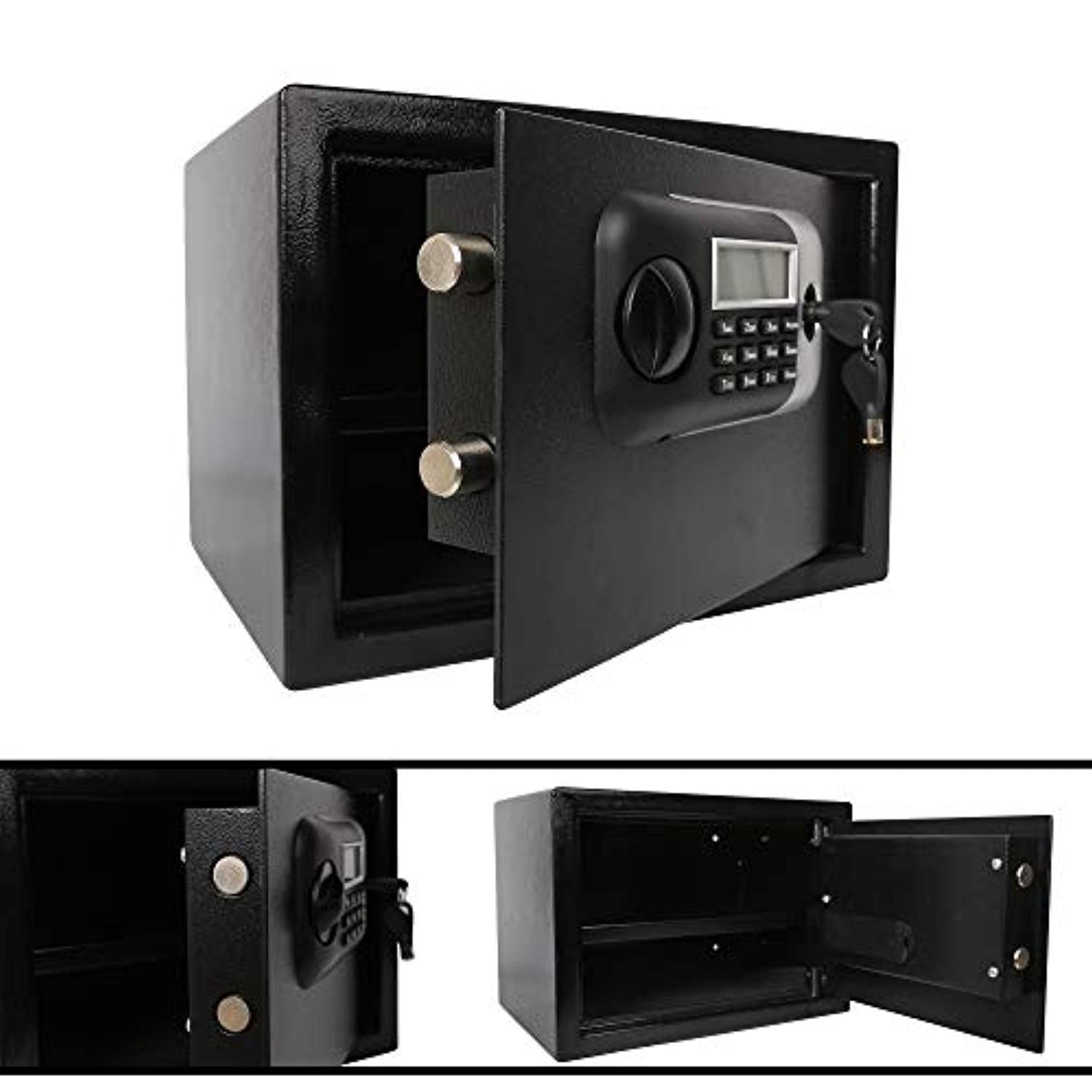 Bosonshop Electronic Digital Security Safe Box Home Safe Cabinet Safes with Fingerprint Recognition