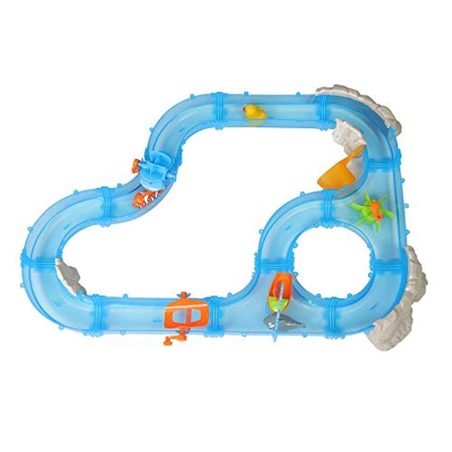 Bosonshop 69 Pcs Ocean Track Children's Playground Parenting Fishing Game, Educatioal toys for toddlers