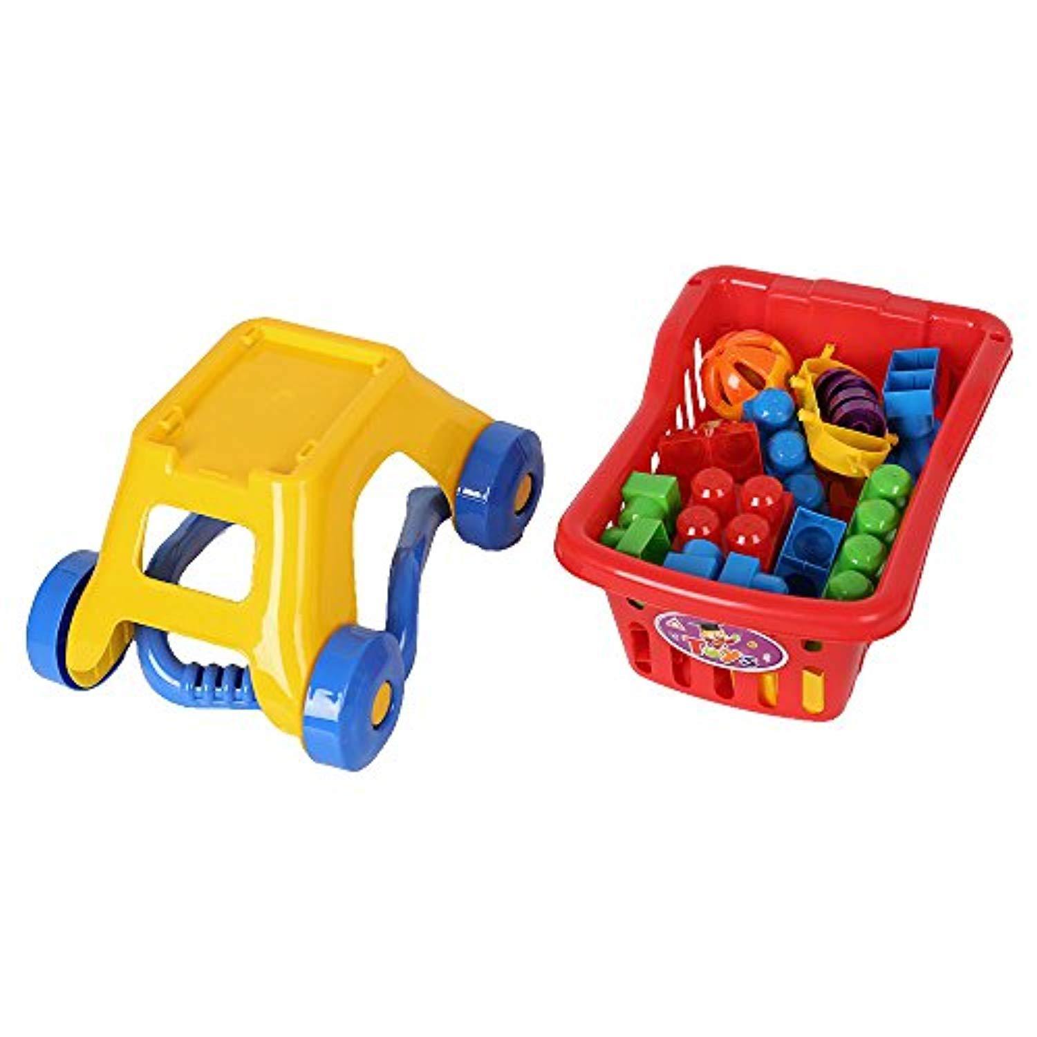 Bosonshop Shopping Cart for Kids Building Blocks Toy