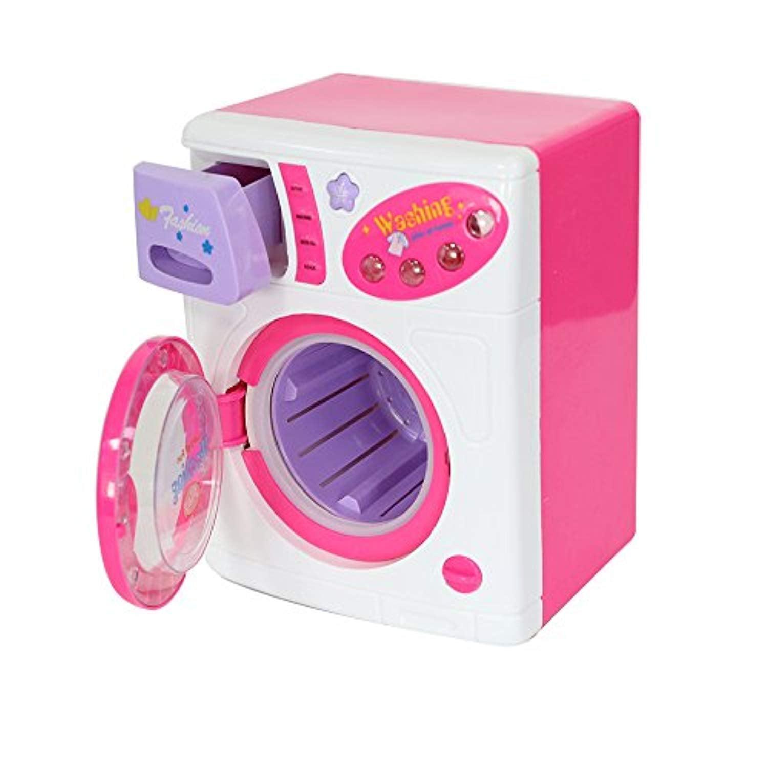 Bosonshop Housekeeping Playset Electric Iron& Washing Machine for Kids