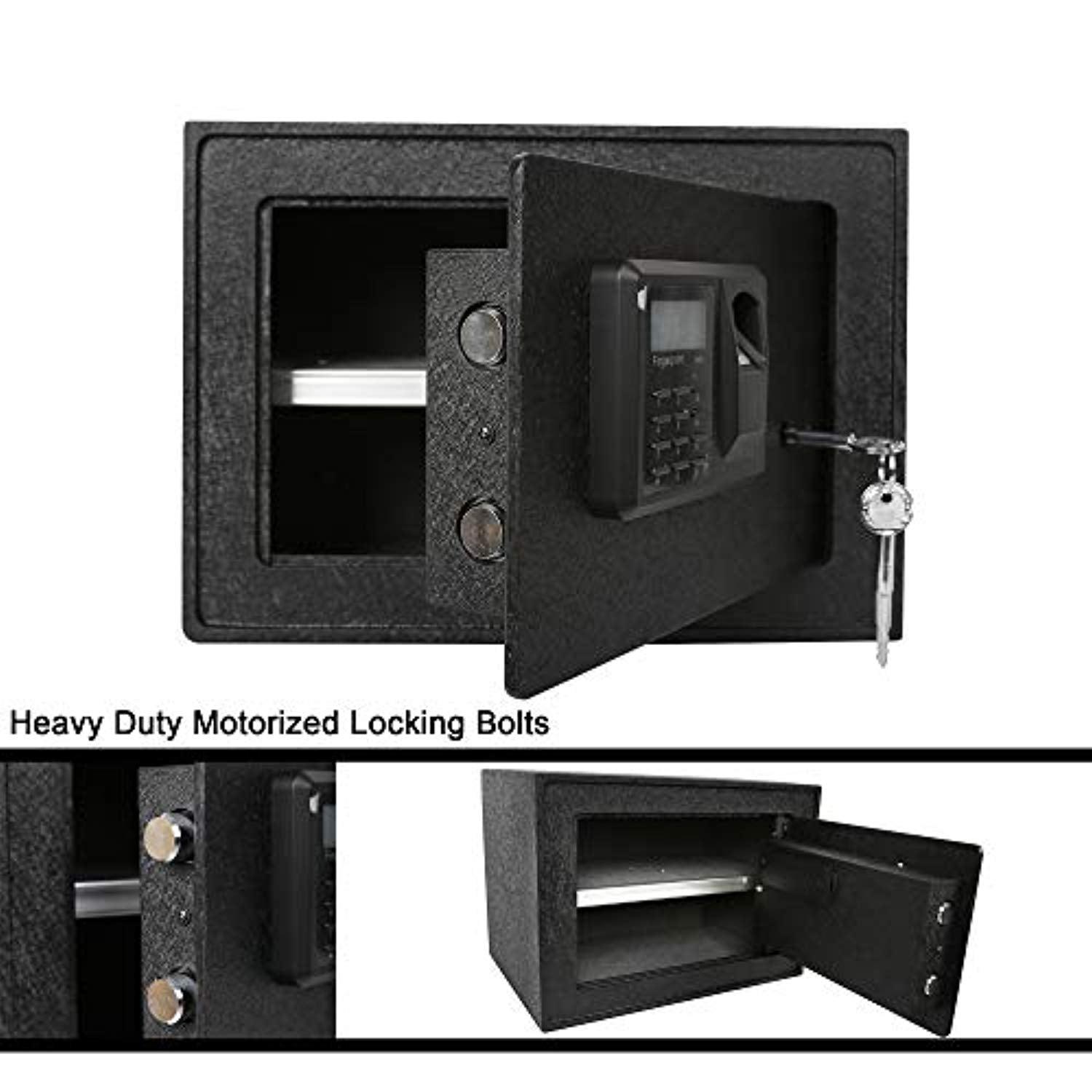 Bosonshop Security Safe Digital Safe Box Fingerprint Safe 0.5 Cubic Feet