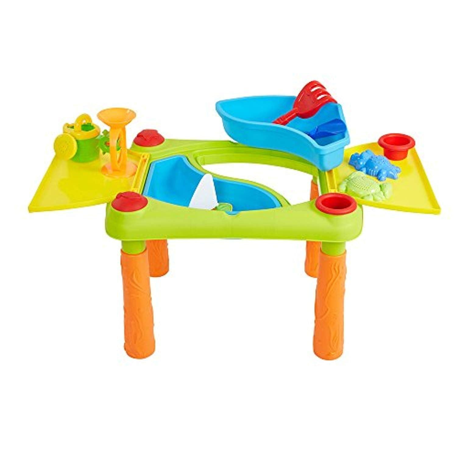 Bosonshop Outdoor Sand and Water Table Activity Table and Waterpark Play Table for Toddlers