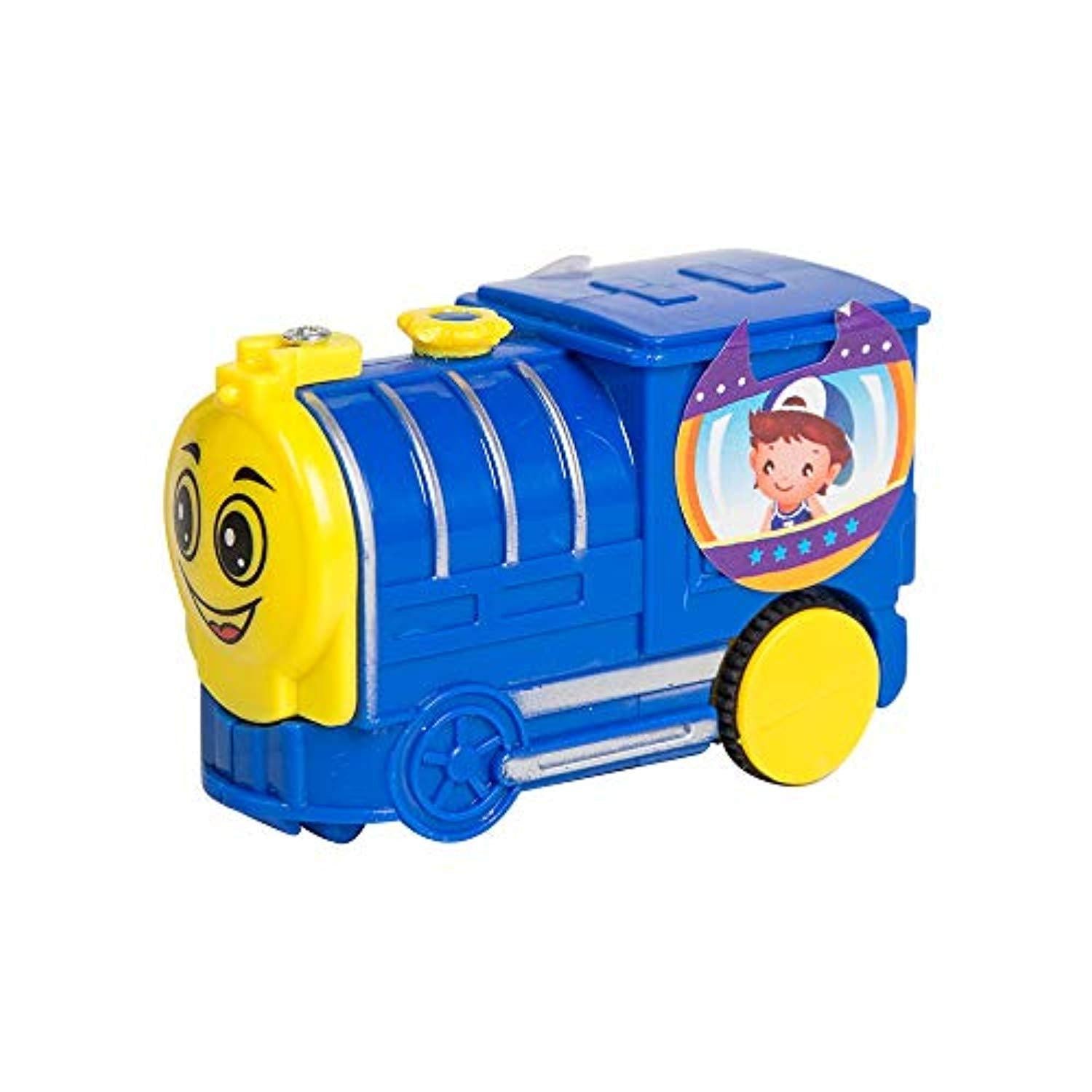 Bosonshop Building Block Train Brick Set Plastic Railway with Wheel