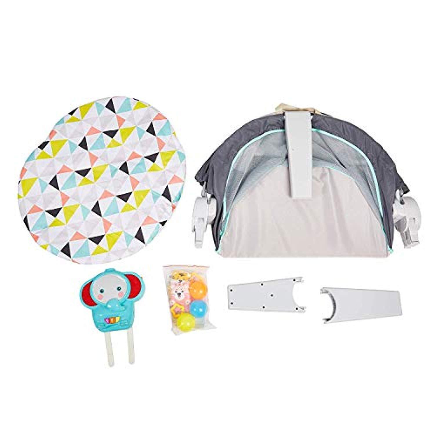 Bosonshop Portable 4 in 1 Baby Dome Easy Folding Tent Indoor & Outdoor Canopy Activity Center for Toddler