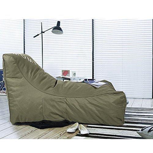 Bosonshop Lazy Lounger Memory Foam Sofa with Dirt-Proof Oxford Fabric&Side Pocket for Kids