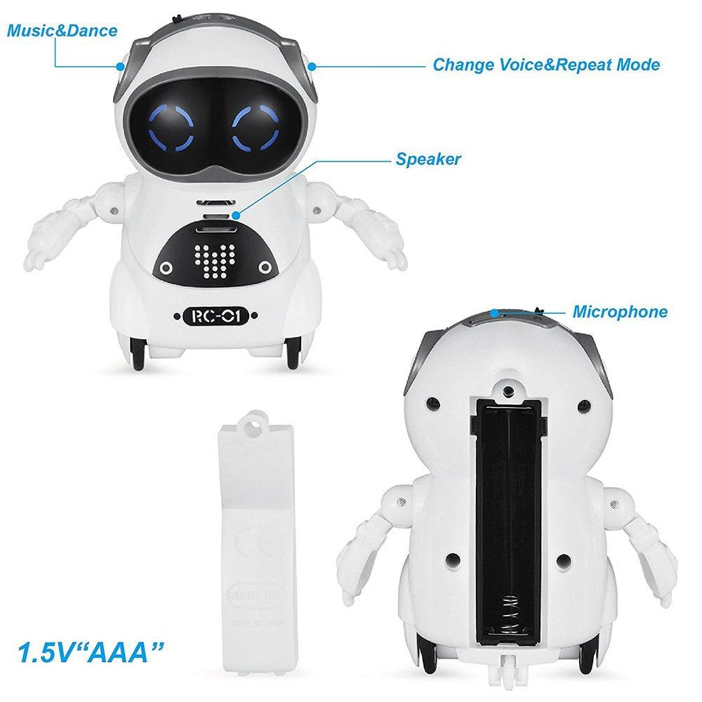 Bosonshop Smart Mini Pocket Robot Toys for Kids Dancing Robot for Toddlers