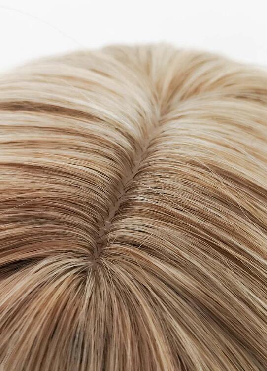 Ash Blonde Wavy Synthetic Wig - Bosonshop