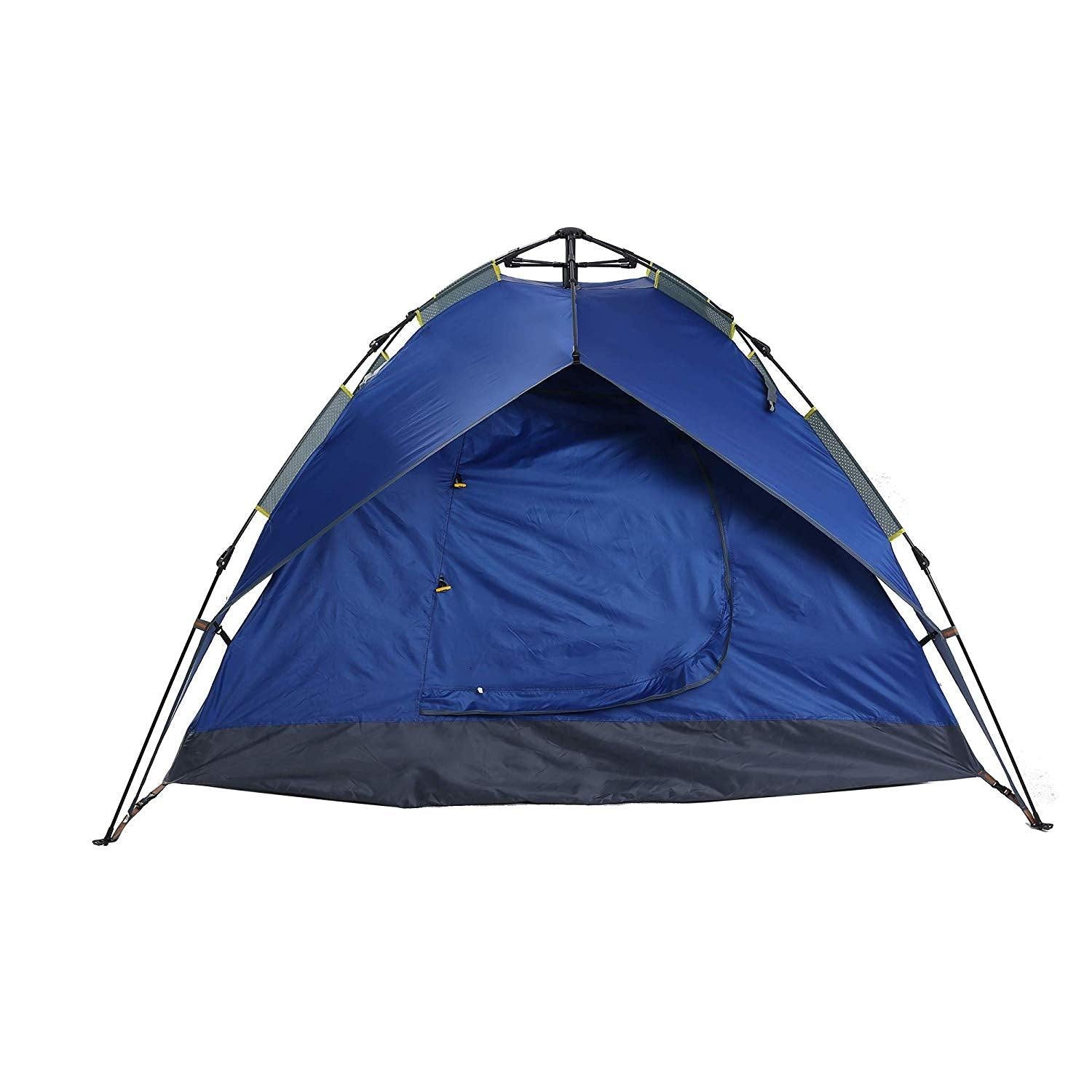 Bosonshop 3-4 Person Double-Door Waterproof Family Camping Tent