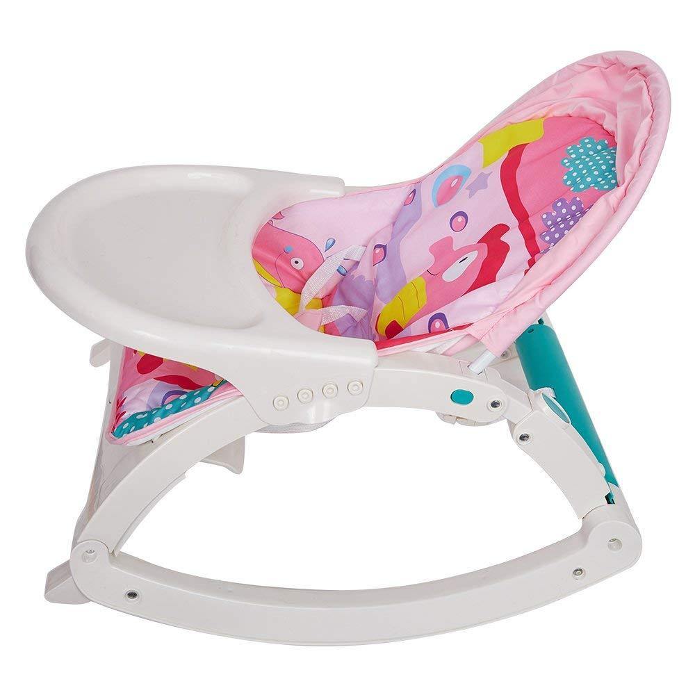 Bosonshop Newborn toToddler Portable Rocker with Dinner Table