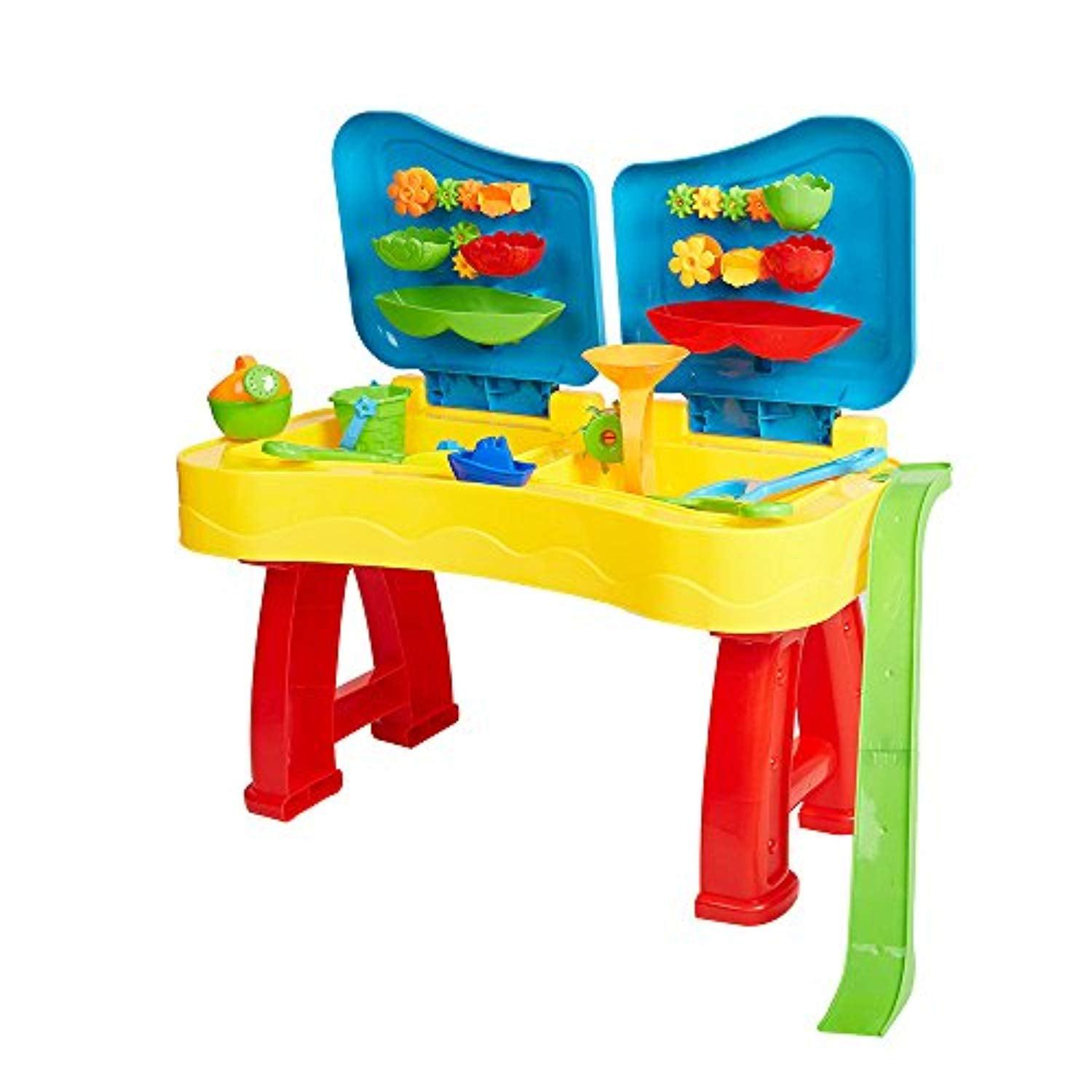 Bosonshop Sandbox Sand and Water Table Beach Toys Set Beach Play Table Sand for Children