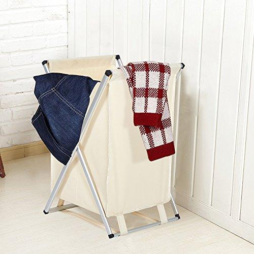 Bosonshop Laundry Hamper for Kids Collapsible with Alumium Steel Frame and Oxford Cloth, Single