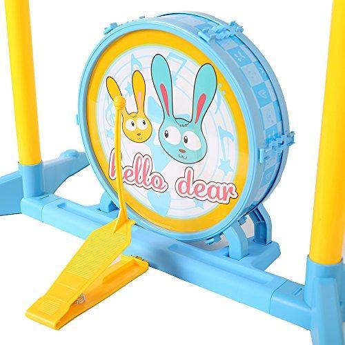 Bosonshop Kid's Musical Instrument Jazz Drum Play Set with 24 Keys Keyboard