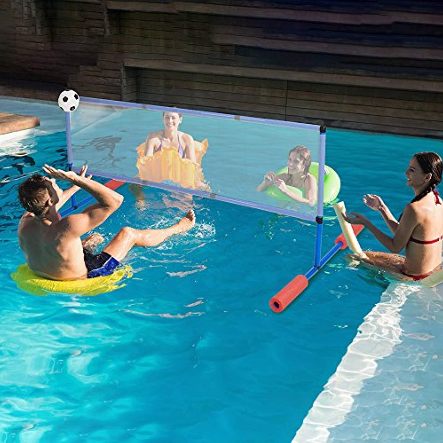 Bosonshop Water Volleyball Game Set for Pool ,for Whole Family Play