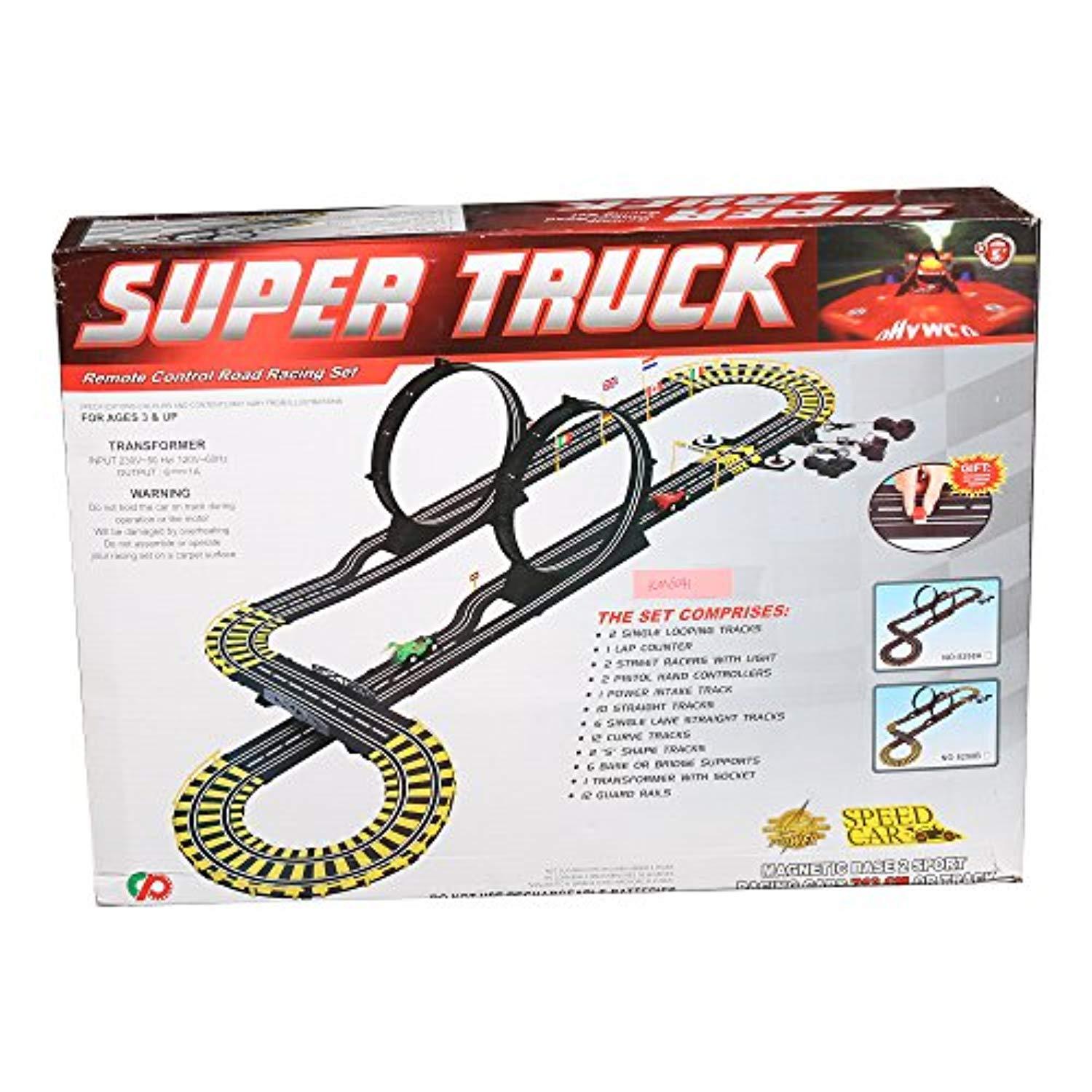 Bosonshop High Speed Race Tracks Slot Car for Boy's Gift