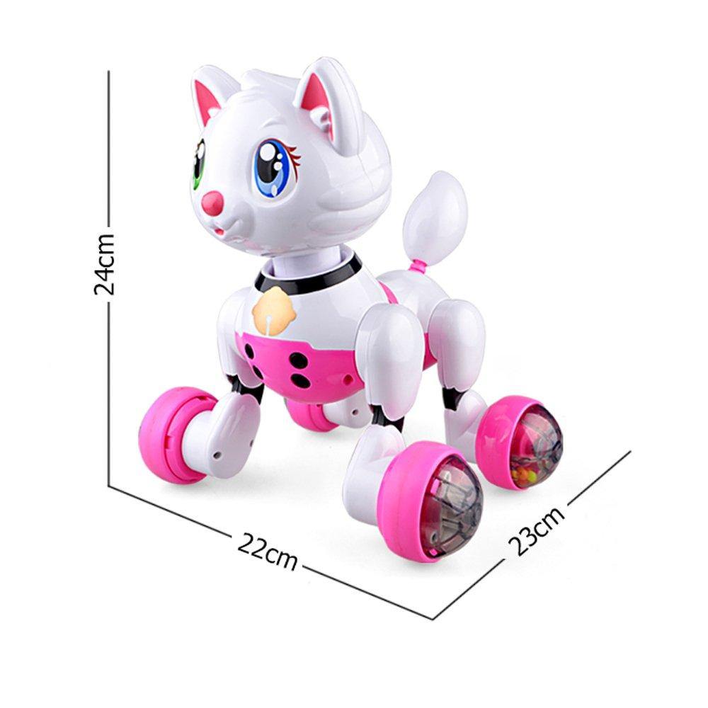 Bosonshop Interactive Cat Voice Recognition Electronic Robot Toy Cat Dancing Pet for Kid