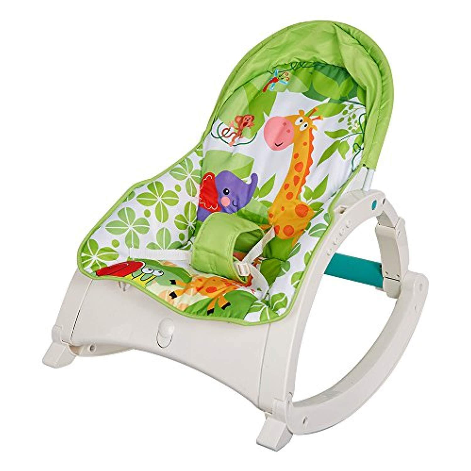 Bosonshop Newborn toToddler Portable Rocker with Dinner Table Boy