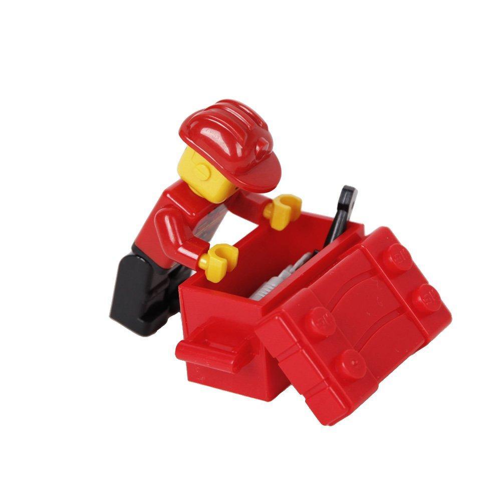 Bosonshop Fire Ladder Truck Series Building Blocks Fire Fight Playset Educational Toy