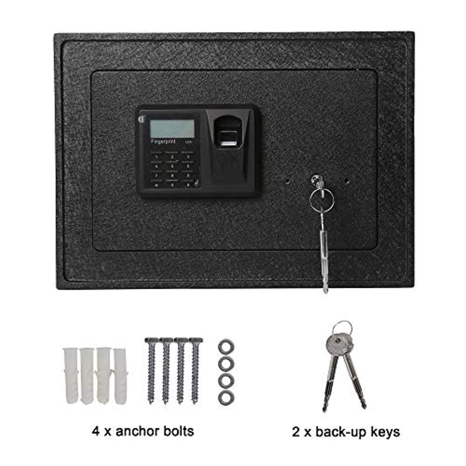 Bosonshop Security Safe Digital Safe Box Fingerprint Safe 0.5 Cubic Feet